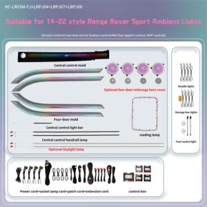 Éclairage d'ambiance intérieur LED Symphony pour Land Rover Range Rover Sport - Product Image 4