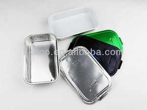 Conteneur en aluminium pour l'aviation, qualité alimentaire, résistant à la chaleur, boîte en aluminium jetable pour la restauration en vol - Product Image 5