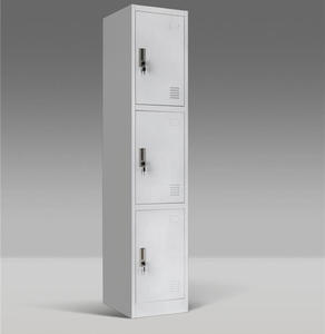 ארון בגדים מודרני, עמיד, מפלדה, בעל 3 דלתות, ניתן לנעילה, נייד, ידידותי לסביבה, חוסך מקום, מתאים לדירה, לחדר כושר ולחדר שינה - Product Image 3