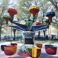 Vente d'usine d'attractions : Manège mécanique Rotary Flying Samba Balloon sur remorque pour parcs d'attractions
