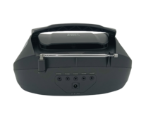 Reproductor de CD Portátil con Reproducción MP3/USB, Pantalla LCD, Altavoz, Radio FM Estéreo de Fácil Acceso, Diseño de Carga Superior