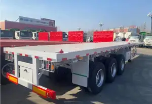 Super Hot Sale Factory Direct Delivery 3/4 Axles Container Semi Trailer And Truck Semi Trailer With Heavy Duty Cheaper Price