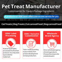Échantillons gratuits de gros cubes de viande Mousse Cat Treats Snacks Boîte de bouillon de poitrine de poulet avec capelan râpé et herbe à chat