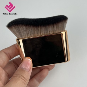 Brocha Kabuki Vegana para <span class=keywords><strong>Autobronceador</strong></span> Corporal, Bronceador, Iluminador, Corrector en Crema y Polvo, Brocha Corporal de Alta Densidad - Product Image 3