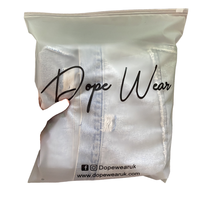 Pochette personnalisable transparente avec fermeture éclair, logo personnalisé pour les produits vestimentaires, emballage durable, sac en plastique avec fermeture éclair