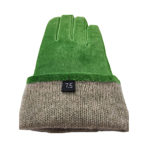 <span class=keywords><strong>Gants</strong></span> en cuir suédé fin doux de ventes élevées pour les femmes couleur beige avec doublure en cachemire robe d'hiver chaude pour le sport - Product Image 6