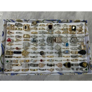 Xuping joyería 14K oro color plateado moda lujo cristal anillos encanto diseño regalo fiesta joyería para niña Mujer - Product Image 5