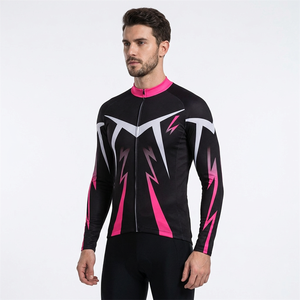 Ensemble de cyclisme haute élasticité, confortable, doux pour la peau, séchage rapide, respirant, manches courtes, Tour de France, 100% polyester, unisexe - Product Image 1