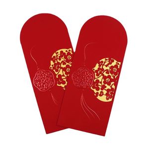Sobres Rojos de Lujo Vintage para Regalo, Papel Perlado con Tacto de Perla, Paquetes Rojos con Diseño Floral - Product Image 3