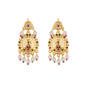 Ensemble de bijoux d'imitation à la mode avec collier et boucles d'oreilles de créateur pour les occasions spéciales de vente chaude - Product Image 3