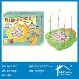 Mi.Costa Fishing Game Plastic Toy For Kids 2-4 Years Parent-child Play Educational Fish Catching Game With Lights And Sounds - Product Image 1