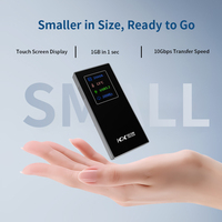 Nuevo Disco Duro Externo Portátil Inalámbrico SSD para Laptop, 1000MB/s, Aleación de Aluminio, Logotipo Personalizado, Paquete