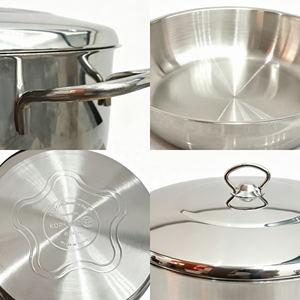Set di Pentole in Acciaio Inox da 10 Pezzi, Stile Turco, 20/24/28/28/32cm, per Uso Domestico e Set Regalo, Utensili da Cucina - Product Image 5