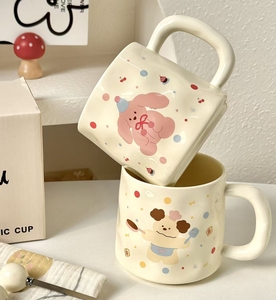 Mug à café en céramique mignon pour chien, fabriqué en Chine, pas cher, compatible micro-ondes et lave-vaisselle, personnalisable pour cadeaux d'affaires - Product Image 6