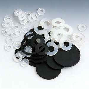 Arandela de Goma Redonda de Silicona Resistente a Altas Temperaturas, Arandela Plana Pequeña de Silicona para Tuberías - Product Image 6