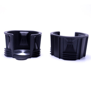 Portavasos para coche Land Rover Range Rover, de plástico con almohadilla de acero inoxidable, paquete de 2, montaje en la consola central - Product Image 3