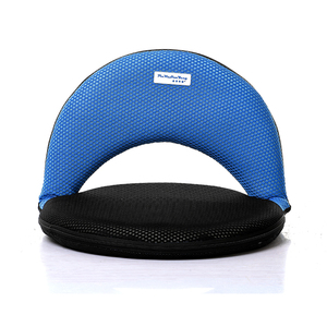 Silla de Piso Plegable de Acero Ligero de Diseño Moderno sin Patas para Uso en Interiores/Exteriores, Dormitorio, Camping y Sala de Estar - Product Image 1