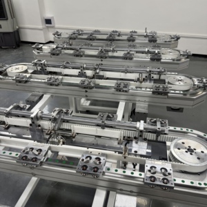 Sistema di Trasporto a Binario Rotondo a Doppia Struttura ad Alta Precisione per Linea di Produzione di Alimentatori LED - Product Image 2