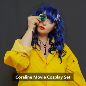 Accesorios de Disfraces de Halloween, Pinza para el Cabello con Forma de Libélula, Collares, Joyería Unisex de Plástico Negro para Fiestas de Disfraces - Product Image 5