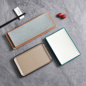 Plato Rectangular de Melamina para Asar, Color Sólido, para Uso en Hoteles, Fiestas y Eventos - Product Image 3