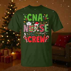 T-shirt natalizia per infermieri Cna Nurse, regalo natalizio per infermieri - Product Image 2