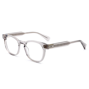 Montature Ottiche Classiche in Acetato Nero, Occhiali Vintage con Rivetti per Uomo e Donna, Occhiali di Lusso Fatti a Mano, Occhiali da Vista su Prescrizione - Product Image 4