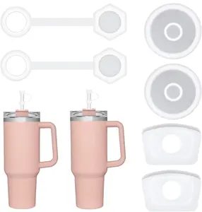 Silicone tràn bằng chứng Stopper 2.0 ống hút cắm lời khuyên cap Tumbler rơm bìa cho Stanley ly