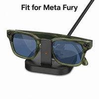 Base de charge facile à utiliser pour Meta Fury, support de charge USB-C portable pour les lunettes Ray-Ban Meta Ai pour la maison, le bureau et les voyages