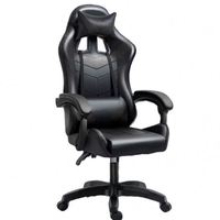 Chaise de jeu ergonomique avec repose-pieds, appui-tête confortable et soutien lombaire