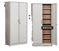 Mobilier de bureau Classeur en métal à 2 portes Armoire de rangement en acier Armoire produits de classement Armoire archivadores avec tiroir