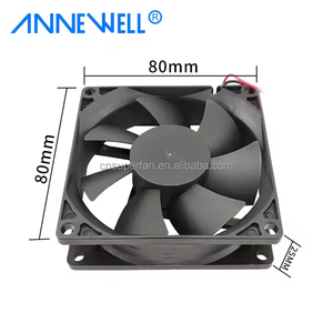 OEM/ODM 高品质节能静音 EC 110-240v 8025 无刷滚珠轴承轴流冷却风扇 CE RoHs 适用于电信机柜 - Product Image 3