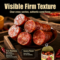 Saucisse de porc chinoise fumée Lap Cheong en conserve, repas instantané, pour riz, hotpot, barbecue, camping, collation, prête à consommer, 250g