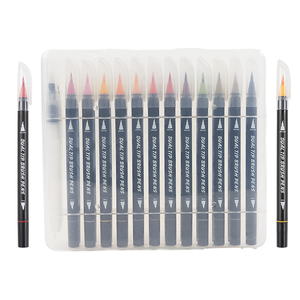 Pluma <span class=keywords><strong>de</strong></span> acuarela no tóxica, Pluma <span class=keywords><strong>de</strong></span> pincel suave, juego <span class=keywords><strong>de</strong></span> 100 colores, marcador <span class=keywords><strong>de</strong></span> arte, rotuladores <span class=keywords><strong>copic</strong></span> para dibujar - Product Image 2