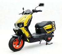 Heavy Duty Brushless Streetbikes Electric Motorcycle 2000W 72V Lithium Battery 40-60km/h Speed Rear Cargo Rack