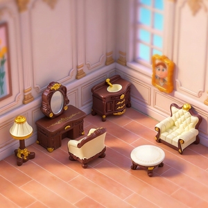 Resin Micro-Landscape Creative European-Style <b>Vintage</b> Furniture Series Dollhouse DIY Decorations Accessories Mini Desktop - Product Image 4