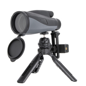 Factory wholesale 12x60 telescope monocular big optical lens High Definition BAK4 lens with tripod and telephone clip