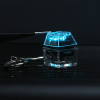 Custom Laser Engrave Keycap Keychain Fidget Toys Button Cap Fingertip Button Keychain Toy Colorful Light Switch Key Ring