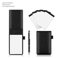 Blocs-notes Premium avec Logo Personnalisé Bloc-notes en Cuir Rechargeable avec Couverture en PU Fonctionnalité Feuilles Mobiles