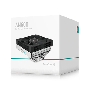 Enfriador de <span class=keywords><strong>CPU</strong></span> de perfil bajo DeepCool AN600, 6 tubos de calor, disipación de calor eficiente, ventilador PWM delgado de 180W TDP para PC compacta ITX - Product Image 1