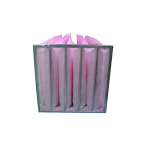 Manufacturer High Dust Holding Capacity Non woven Pocket Air Filter Electrostatic Type Pocket