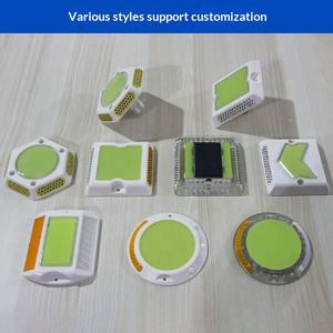 مسامير تباطؤ مصنوعة من البلاستيك ABS غير عاكسة للضوء، مستديرة ومربعة، تُثبت في الأرض، إنتاج مباشر من المصنع - Product Image 2