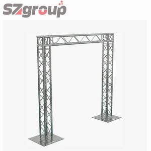 Support d'affichage portable en acier allié aluminium F34 à double couche, structure de treillis, stand publicitaire, tube principal d'angle 90°, 50*2mm, charge de 200 kg - Product Image 1
