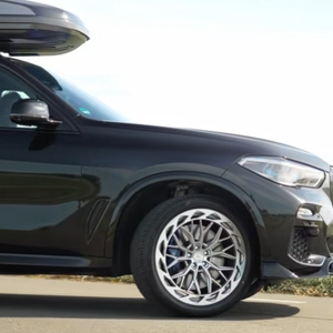 Tùy Chỉnh Vành Mono Khối Đa-Nan Thiết Kế 5*112 Chải Màu Đen Hành Khách Xe Giả Mạo Bánh Xe Cho BMW X5 - Product Image 2