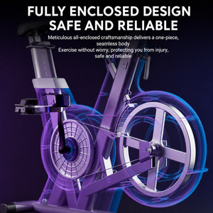 Cyclette Commerciale da Interno con Resistenza Magnetica, in Acciaio, Ecologica, Silenziosa, per Fitness Domestico, Autopropulsa, 140kg - Product Image 6