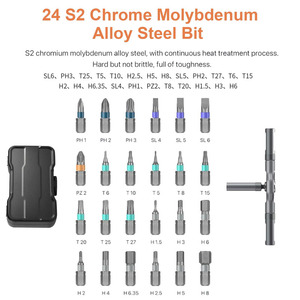 24 in 1 Multi-Function Ratchet <b>Screwdriver</b> <b>Set</b> Torque Tool Magnetic <b>Bits</b> Tools Household Repair 24 in 1 Tool <b>Sets</b> 24 in 1 24 in - Product Image 5