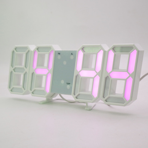 Đồng Hồ Kỹ Thuật Số Led 3D Đồng Hồ Báo Thức Đồng Hồ Để Bàn Treo Tường Màn Hình Lớn Cho Phòng Ngủ Văn Phòng Phòng Phòng Khách - Product Image 2