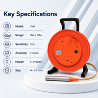Niveau-mètre portable en acier avec une précision élevée de 0,2 %, protection IP66, alimentation 5W pour la mesure des eaux souterraines