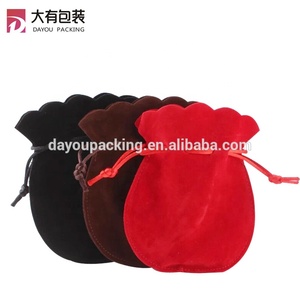 Marsupio rosso personalizzato marsupio per gioielli con cordino riutilizzabile in materiale PP stile moda Logo personalizzato stampa regalo di promozione - Product Image 2