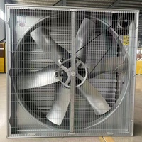 Grand ventilateur axial de serre agricole de 48 pouces, grand volume d'air, électrique 1220, pour volailles, personnalisable OEM