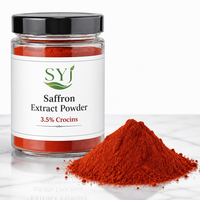 Poudre d'extrait de safran - 3,5% de crocines, 2% de safranal, Crocus Sativus naturel pour l'utilisation alimentaire et en boisson